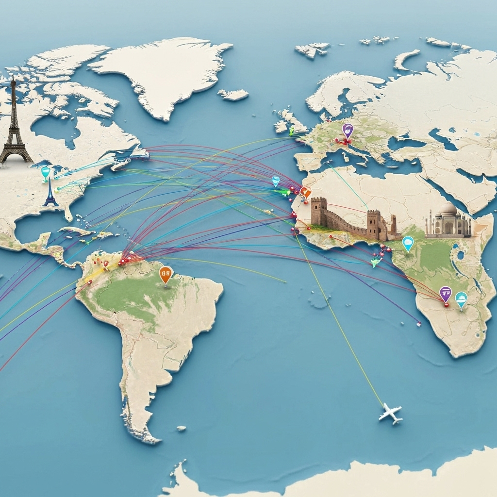 World travel destinations